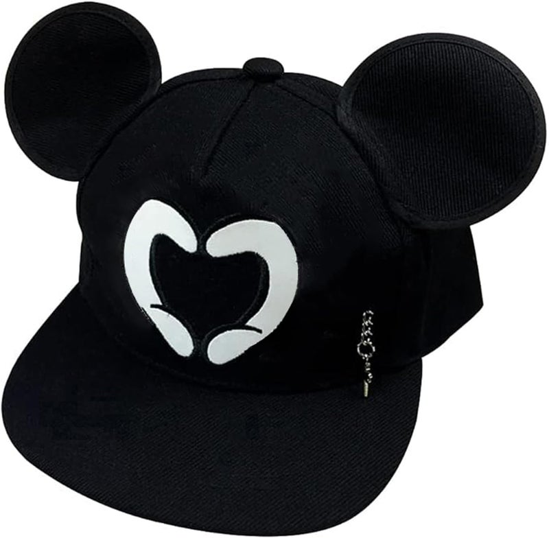 Uivic Boys Girls Mouse Ear Baseball Cap Kids Cute Adjustable Snapback Trucket Hat for Children Ages 2-12 - Image 1
